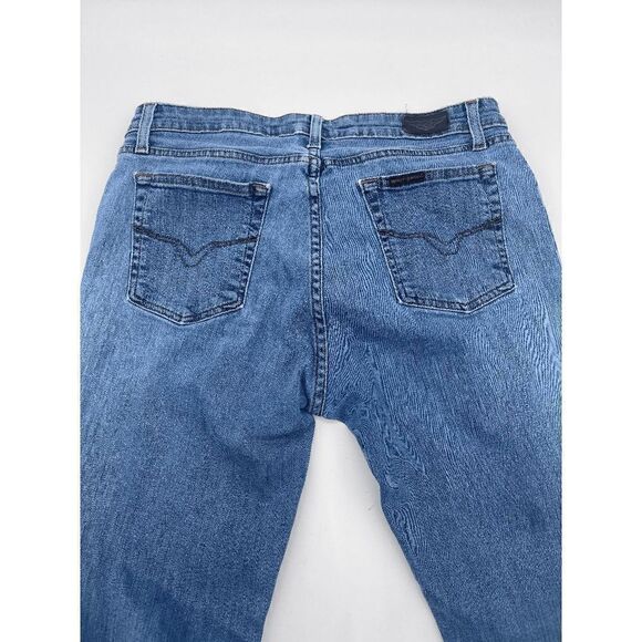 Harley Davidson Jeans For Women Sz 12 Petite Straight Leg Sup & Pockets Medium W - Picture 9 of 9